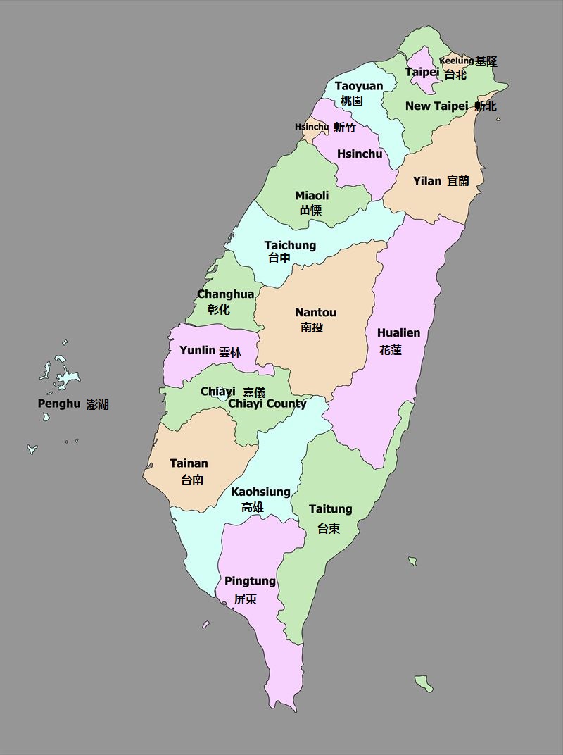 台湾地図